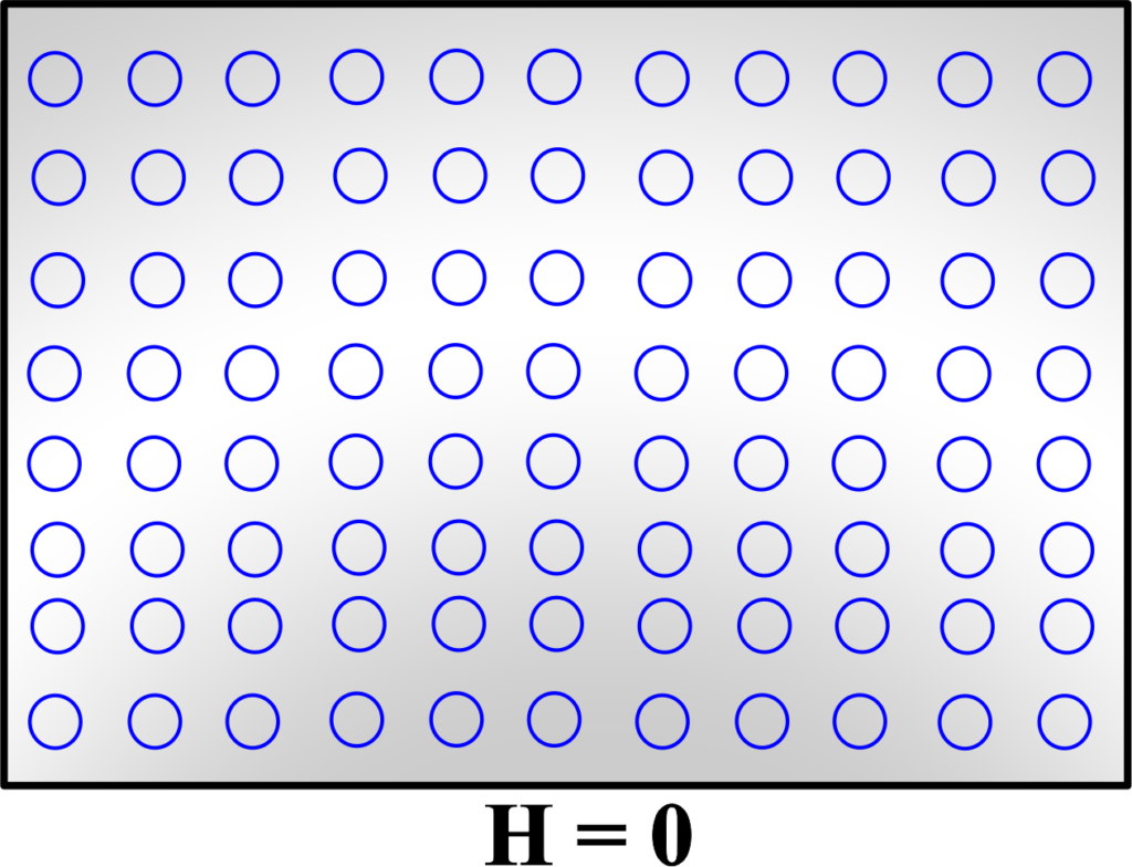 Diamagnetic Materials domain structure